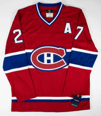 Frank Mahovlich “HOF 81” Signed Montreal Canadiens Fanatics Jersey (JSA COA)