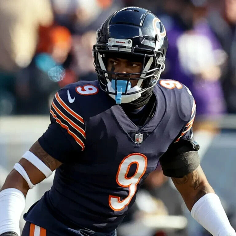 Jaquan Brisker Signed Chicago Bears Mini Helmet (JSA COA) Ex-Penn State Safety