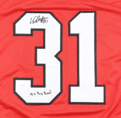 William Andrews Signed Atlanta Falcons Jersey Inscribed "4xPro Bowl" (JSA) R.B.