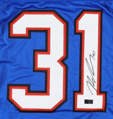 Rasul Douglas Signed Buffalo Bills Jersey (TSE) 2017 Draft Pick / West Virginia