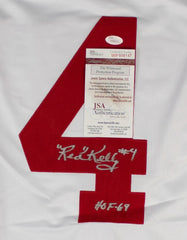 Red Kelly Signed Detroit Red Wings Jersey / HOF 69 (JSA COA) 8xStanley Cup Champ