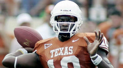 Vince Young Signed Texas Longhorns Jersey (JSA COA) Tennessee Titans Quarterback