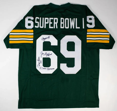 Hornung, Robinson, Grabowski & Anderson Signed Green Bay Packers Jersey /JSA COA