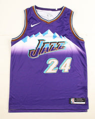 Walker Kessler Signed Utah Jazz Jersey (PSA) 2022 1st Round NBA Draft Pick Cntr.