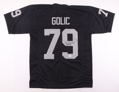 Bob Golic Signed Los Angeles Raiders Jersey (JSA COA) 3×Pro Bowl Def. Tackle