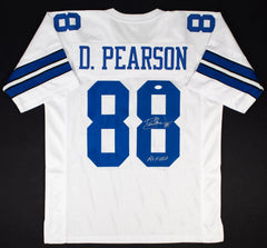 Drew Pearson Signed Dallas Cowboys Jersey Inscribed “ROH 2011” (JSA COA) W.R.