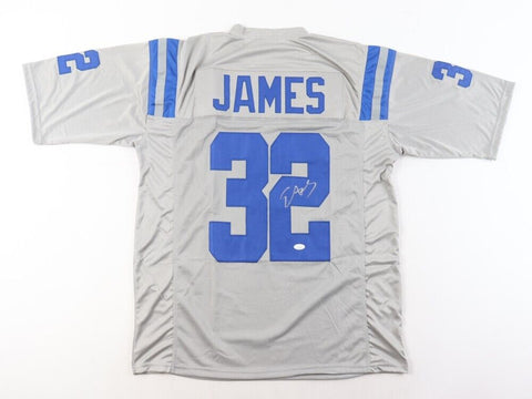 Edgerrin James Signed Indianapolis Colts Jersey (JSA COA) 4xPro Bowl Running Bk.