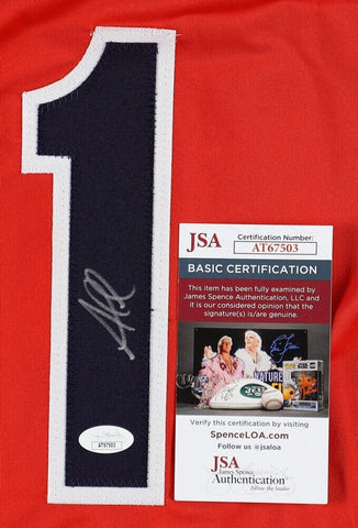 Ozzie Albies Signed Atlanta Braves Jersey (JSA COA) 2xAll Star Second Baseman