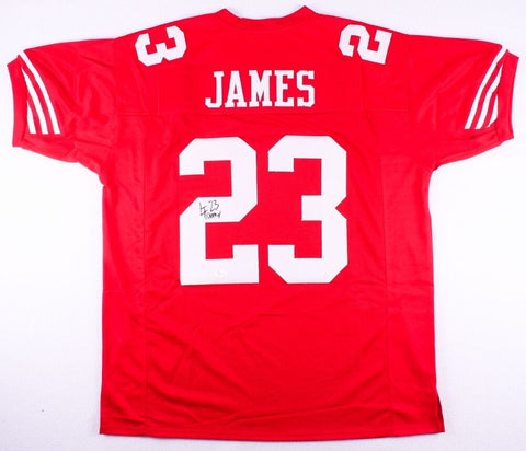 LaMichael James Signed San Francisco 49ers Jersey (JSA COA) 2012 2nd Rnd Pk / RB