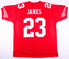 LaMichael James Signed San Francisco 49ers Jersey (JSA COA) 2012 2nd Rnd Pk / RB