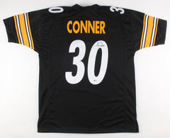 James Conner Signed Steelers Black Jersey (Beckett COA) Pittsburgh #1 R.B.