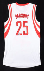 Chandler Parsons Signed Houston Rockets Adidas Jersey (Beckett) Ex-Florida Gator