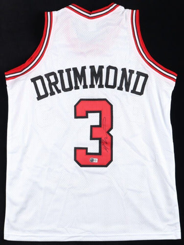 Andre Drummond Signed Chicago Bulls Jersey (Beckett) 2×NBA All-Star 2016, 2018