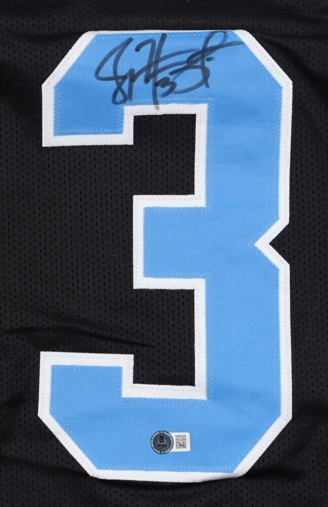 Joey Harrington Signed Detroit Lions Jersey (Beckett) 2002 #3 Overall Draft Pick