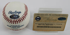 Ron Swoboda Signed OML Baseball (Steiner) 1969 Amazing New York Mets Outfielder