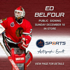 Ed Belfour Signed Chicago Blackhawks Jersey (A.J. Sportsworld COA) NHL HOF  2011