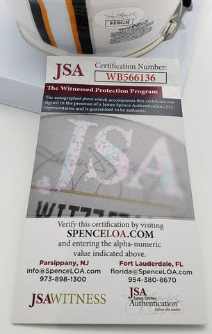 C. J. Daniels Signed LSU Tigers Speed Mini-Helmet (Beckett) 2024 Senior W.R.