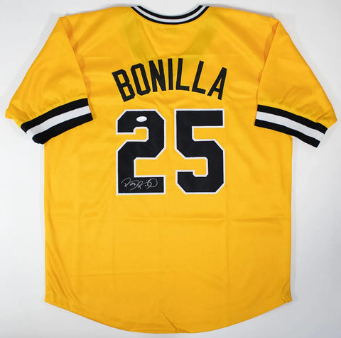 Bobby Bonilla Signed Pittsburgh Pirates Throwback Jersey (JSA COA) 6xAll Star 3B
