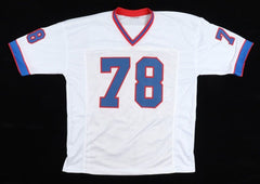 Bruce Smith Signed Buffalo Bills Jersey (Beckett) NFL All-Time Sack Leader w/200