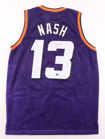 Steve Nash Signed Phoenix Suns Jersey (Beckett) 8xNBA All Star / Point Guard