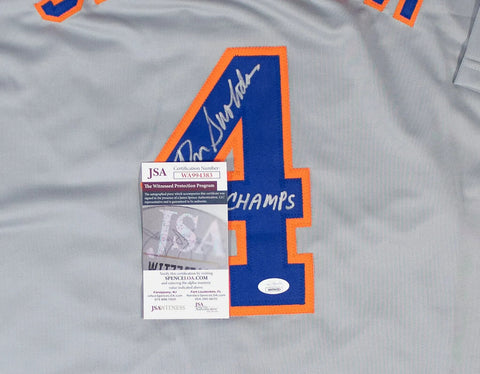 Ron Swoboda “69 Champs” Signed New York Mets Jersey (JSA COA) 1969 WS The Catch