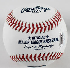 John Rocker Signed Baseball Inscribed "F*ck NY" (JSA COA) Alanta Braves Closer