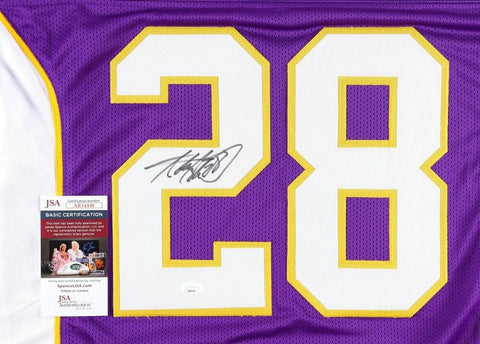 Adrian Peterson Signed Minnesota Vikings Jersey (JSA COA) NFL MVP 2012 / R.B.