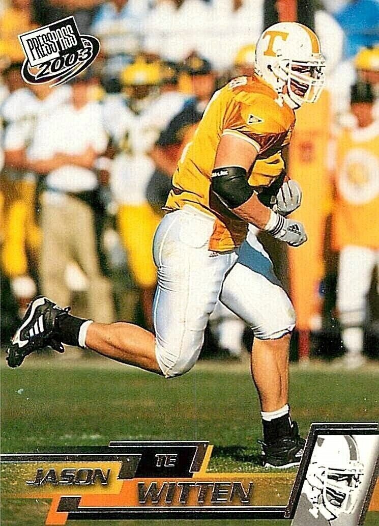 Jason Witten Signed Tennessee Volunteers Jersey (Beckett COA) Cowboys Tight End