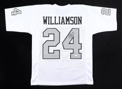 Fred Williamson Signed Oakland Raiders Jersey Inscribed "The Hammer"(Beckett) DB