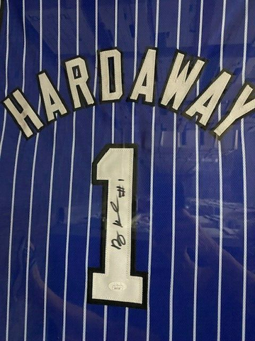 Anfernee "Penny" Hardaway  Signed Orlando Magic 35"x 43" Framed Jersey (JSA)