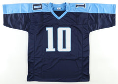 Vince Young Signed Tennessee Titans Jersey (JSA COA) Ex-Texas Longhorn Q.B.