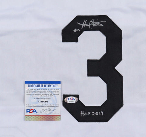 Harold Baines Signed Chicago White Sox Jersey Inscribed "HOF 19" (PSA COA) DH