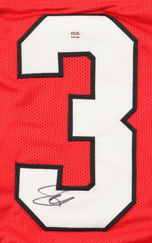 Carson Palmer Signed Arizona Cardinals Red Jersey (PSA) 3×Pro Bowl Quarterback