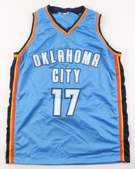 Aleksej Pokusevski Signed Oklahoma City Thunder Jersey (PSA) OKC Center/ Forward