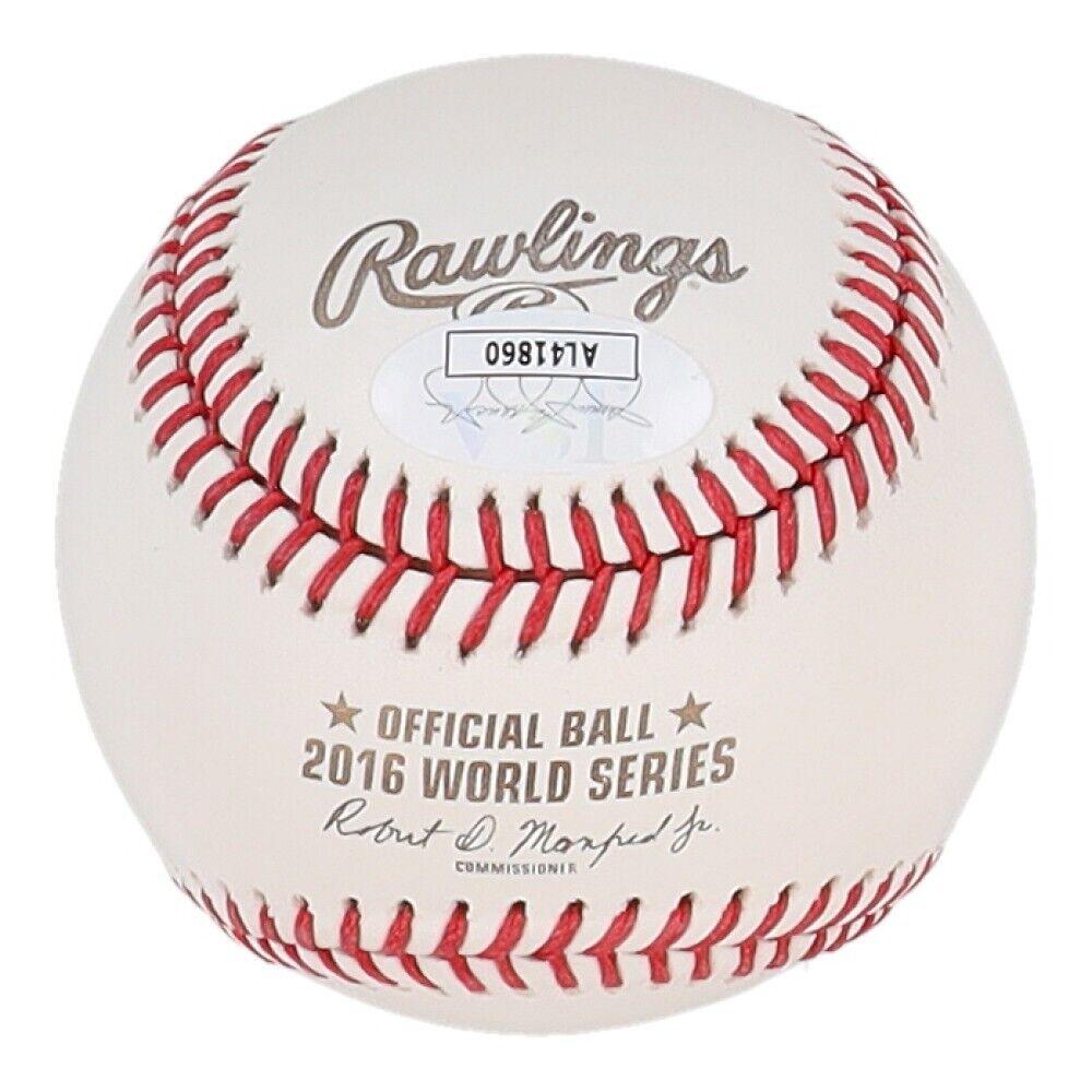 Justin Grimm Signed 2016 World Series Baseball Inscribed "We Did Not Suck" (JSA)