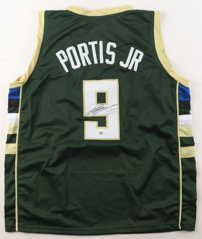 Bobby Portis Jr Signed Milwaukee Bucks Jersey (PSA) 2021 NBA Champion / Forward