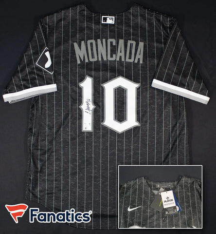 Yoan Moncada Signed Chicago White Sox Nike City Connect Replica Jersey /Fanatics