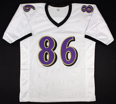 Todd Heap Signed Baltimore Ravens Jersey (JSA COA) 2xPro Bowl Tight End