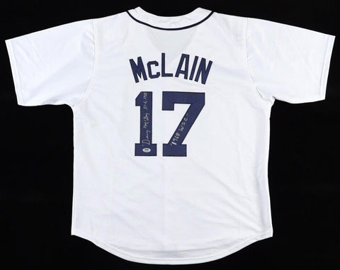 Denny McLain Signed 1968 Detroit Tigers Jersey (PSA) MLB's Last 30 Game Winner