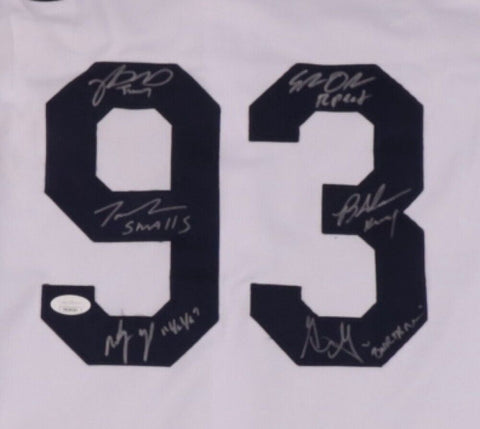 Signed Jersey by 6 Members of the 1993 Hit Film "The Sandlot"  (JSA COA)