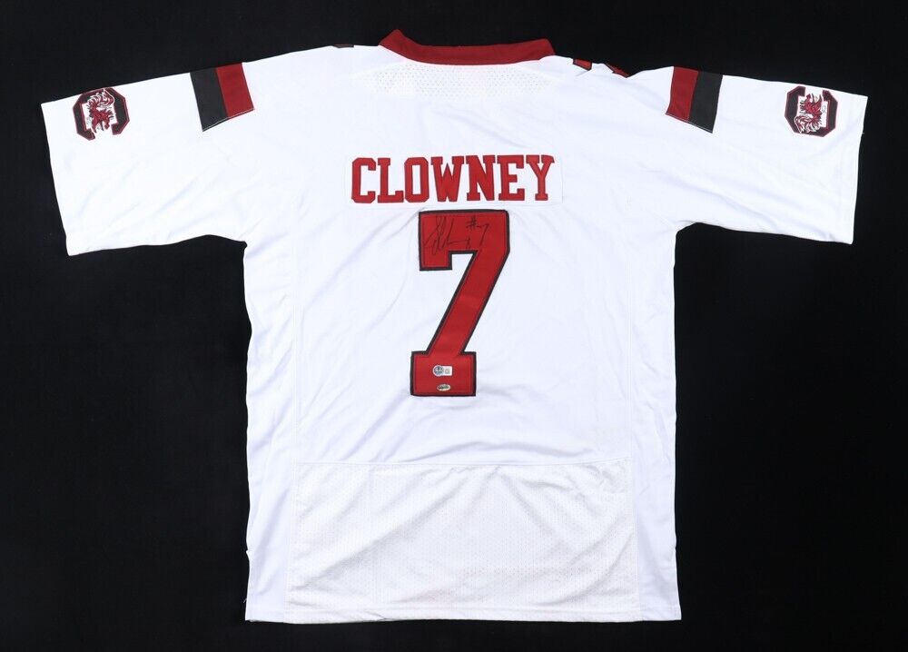 Jadeveon Clowney Signed Under Armor South Carolina Gamecocks Jersey B confinescollectibles