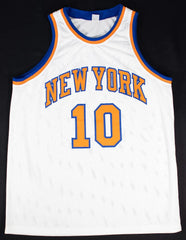 Walt Frazier Signed New York Knicks Jersey (JSA COA) 2×NBA Champion (1970, 1973)