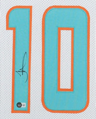 Tyreek Hill Signed Miami Dolphins 35"x43" Framed Jersey (Beckett) All Pro W.R.