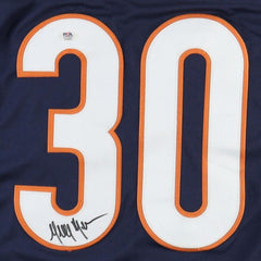 Mike Brown Signed Chicago Bears Jersey (PSA) 2000 2nd Round NFL Pick / Nebraska