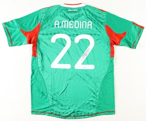 Alberto “Venado” Medina Signed Team Mexico Jersey (JSA COA)2005 CONCCAF Gold Cup