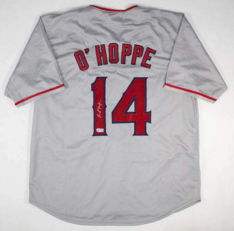 Logan O’Hoppe Signed Los Angeles Angels Jersey (Beckett) 2022 Prospect o/t Year