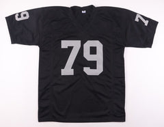Bob Golic Signed Los Angeles Raiders Jersey (JSA COA) 3×Pro Bowl Def. Tackle