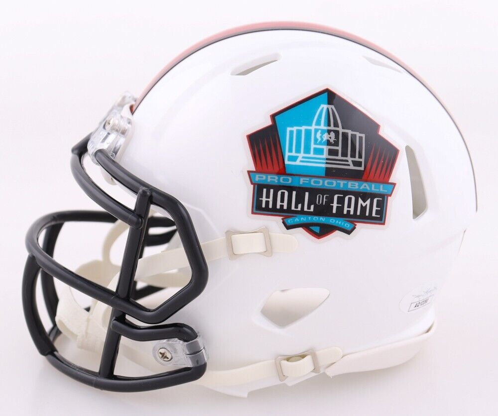 Devin Hester Signed Hall of Fame Speed Mini Helmet Chicago Bears (JSA COA)