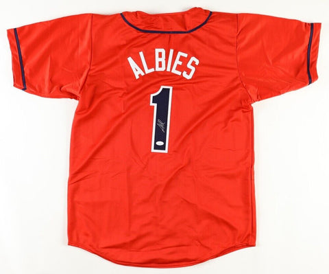 Ozzie Albies Signed Atlanta Braves Jersey (JSA COA) 2xAll Star Second Baseman