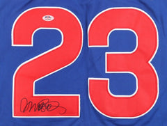 Ryne Sandberg Signed Cubs Mitchell & Ness Jersey (PSA) Chicago's HOF 2nd Baseman